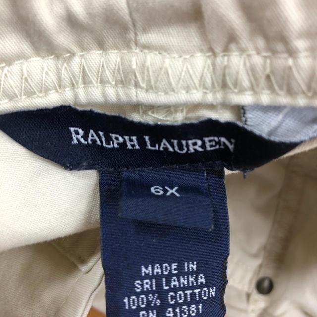 Ralph Lauren(ラルフローレン)の☆値下げ！ラルフローレン　ベージュスカート6X キッズ/ベビー/マタニティのキッズ服女の子用(90cm~)(スカート)の商品写真