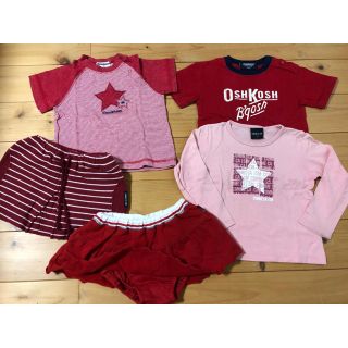 オシュコシュ(OshKosh)の☆5枚まとめ売り　コムサ・オシュコシュ・ムージョンジョン80(Ｔシャツ)