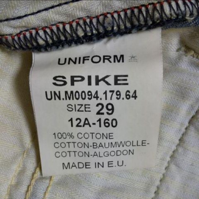 ユニホーム  UNIFORM ショートパンツ デニムハーフパンツ メンズのパンツ(ショートパンツ)の商品写真