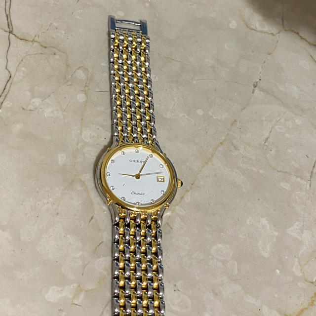 Orient chandor ダイヤ使用　腕時計 | フリマアプリ ラクマ
