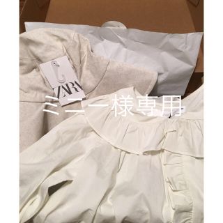 ザラキッズ(ZARA KIDS)のミニー様専用　　zara girl  帽子(ブラウス)