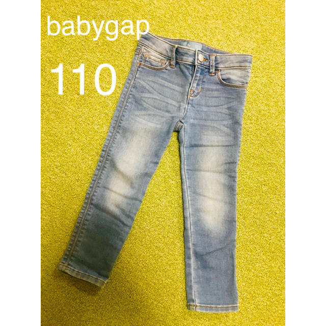 babyGAP(ベビーギャップ)のbaby gap   スキニーパンツ   デニム キッズ/ベビー/マタニティのキッズ服女の子用(90cm~)(パンツ/スパッツ)の商品写真