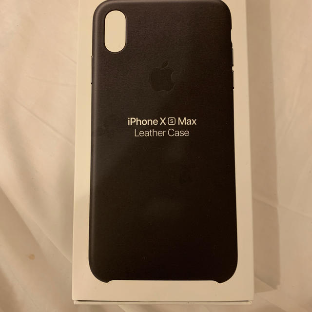 Apple(アップル)のiPhone xs max  ケース　レザー　黒 スマホ/家電/カメラのスマホアクセサリー(iPhoneケース)の商品写真