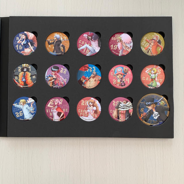 とるパカ！ワンピース アニメ20周年記念 缶バッジコンプリートセット
