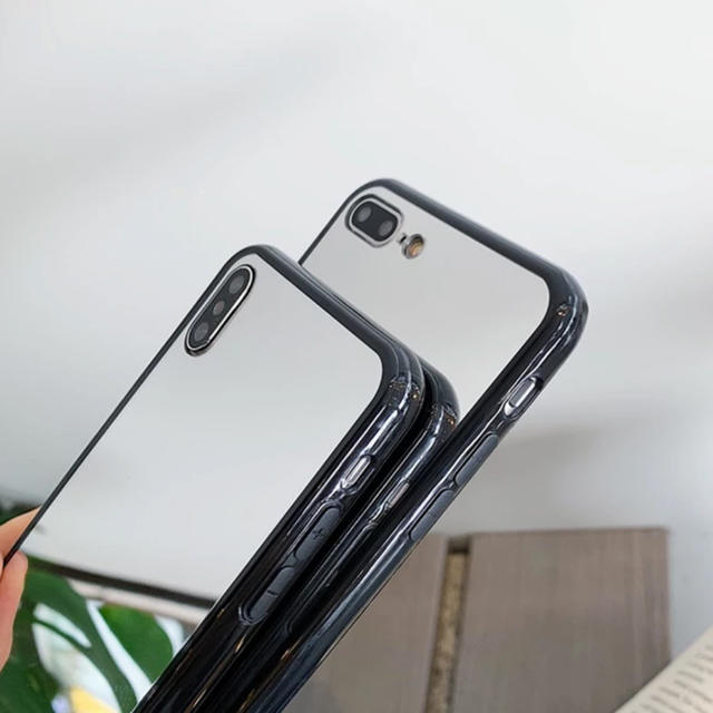 【TPU素材】ミラーケースiPhone7/iPhone8 スマホ/家電/カメラのスマホアクセサリー(iPhoneケース)の商品写真