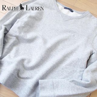 ラルフローレン(Ralph Lauren)の美品 Lサイズ ラルフローレン レディース スウェット/トレーナー グレー(トレーナー/スウェット)