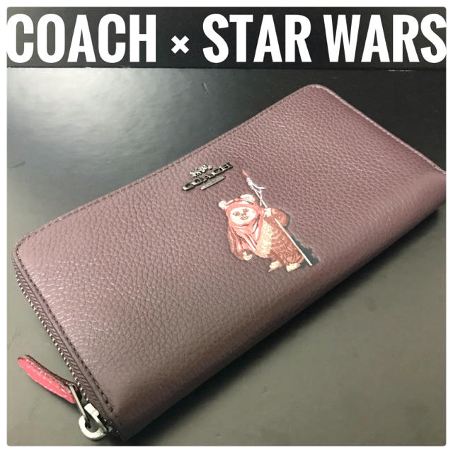 【希少　新品　入手困難】コーチ　COACH  スターウォーズ　イウォーク　長財布