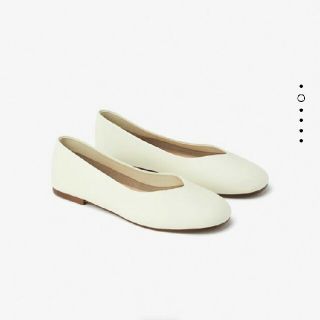 ザラ(ZARA)のZARA　ソフトレザーバレエシューズ　35(バレエシューズ)