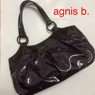 アニエスベー(agnes b.)のagnis b. ショルダーバッグ　容量大(ショルダーバッグ)