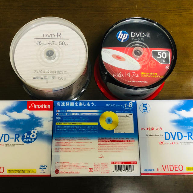新発売 （送料込み）DVD-R 4.7GB TOTAL 115枚 その他