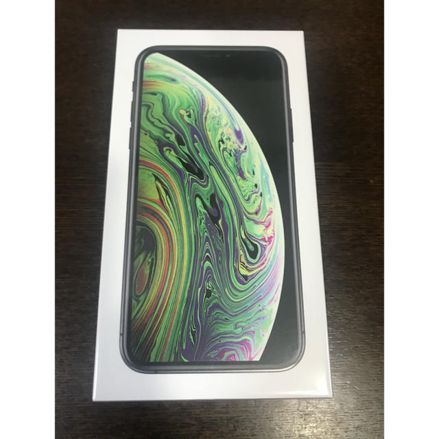 iPhone XS 256GB simフリー スペースグレイ 外装フィルム付