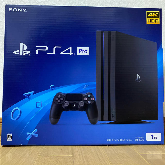 家庭用ゲーム機本体PS4 Pro 1TB ジェットブラック