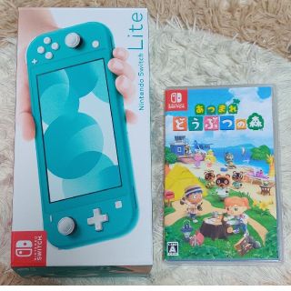 Nintendo Switch Lite＋どうぶつの森セット 保証書付 (携帯用ゲーム機本体)