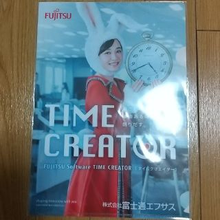 フジツウ(富士通)の【大原櫻子】非売品クリアファイル(アイドルグッズ)