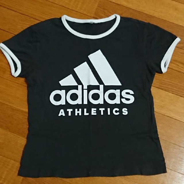 adidas(アディダス)のadidas アディダス レトロ レディース Tシャツ M レディースのトップス(Tシャツ(半袖/袖なし))の商品写真