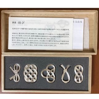 【新品•未使用】箸置きセット　能作　結び(カトラリー/箸)