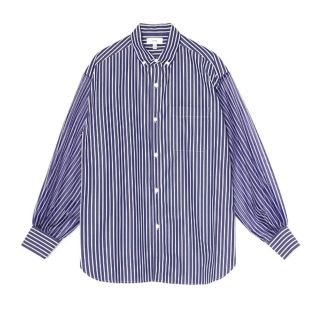 ハイク(HYKE)のHYKE STRIPED SHEER SLEEVE SHIRT (シャツ/ブラウス(長袖/七分))