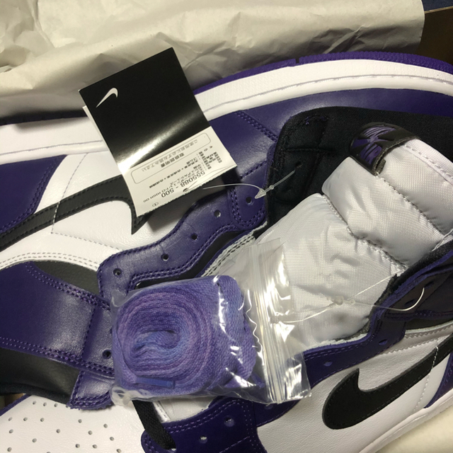 NIKE(ナイキ)のAIR JORDAN 1 COURT PURPLE 32.0cmエアジョーダン1 メンズの靴/シューズ(スニーカー)の商品写真