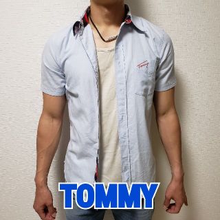 トミー(TOMMY)の【TOMMY】チェック柄入り半袖シャツ(シャツ)