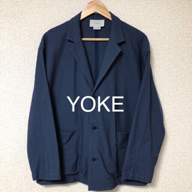 【YOKE】ヨーク JOHN別注 ジャケット サイズS  ブルー 1