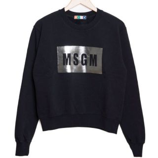 エムエスジイエム(MSGM)のMSGM ボックスロゴスウェット(カットソー(長袖/七分))