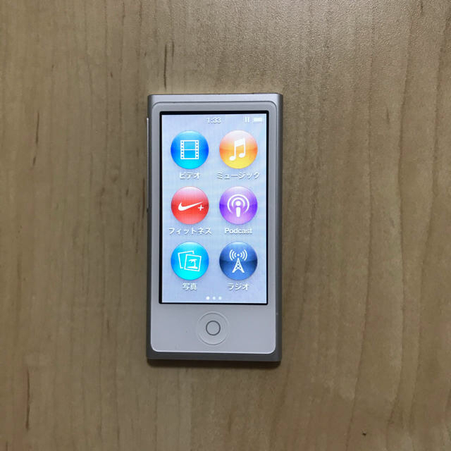 Apple(アップル)のiPod nano 第7世代　16GB スマホ/家電/カメラのオーディオ機器(ポータブルプレーヤー)の商品写真