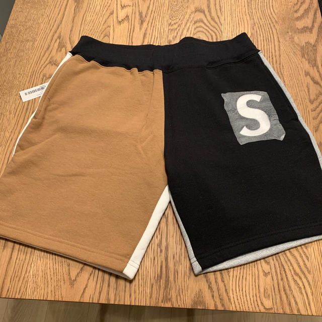 S Logo Colorblocked Sweatshort 黒 サイズS