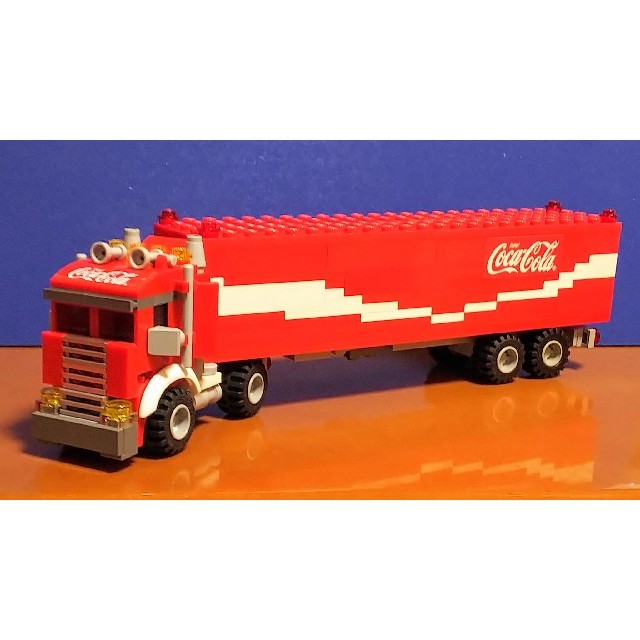 Lego(レゴ)のレゴ★コカ・コーラ大型トレーラートラック オリジナルアレンジ 美品 キッズ/ベビー/マタニティのおもちゃ(知育玩具)の商品写真