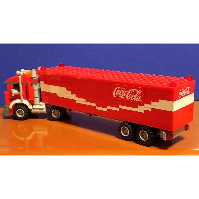 Lego(レゴ)のレゴ★コカ・コーラ大型トレーラートラック オリジナルアレンジ 美品 キッズ/ベビー/マタニティのおもちゃ(知育玩具)の商品写真