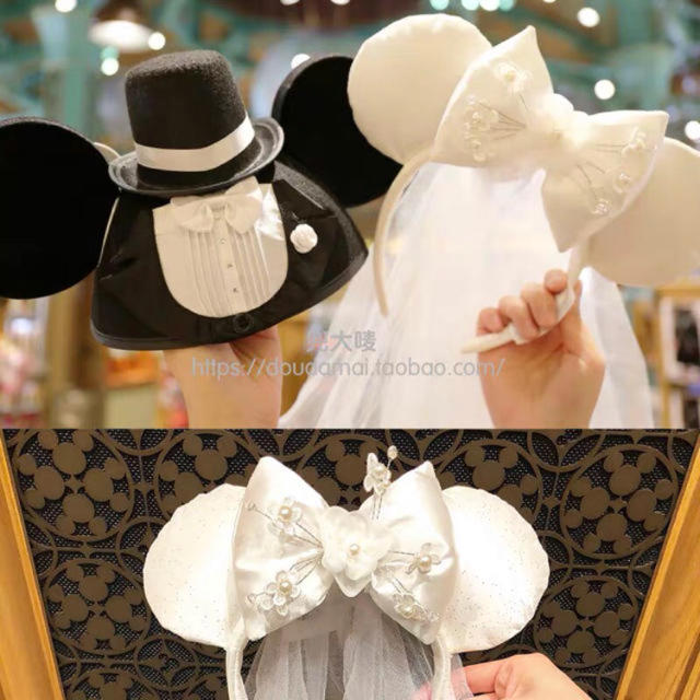 Disney - セット！結婚式ウエディング カチューシャイヤーハット