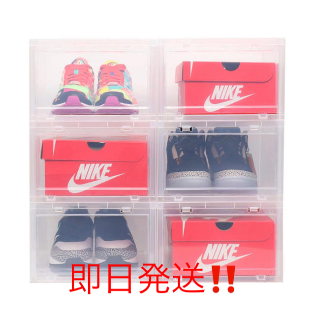 atmos(アトモス)のsneaker tower box 6boxes タワーボックス インテリア/住まい/日用品の収納家具(ケース/ボックス)の商品写真