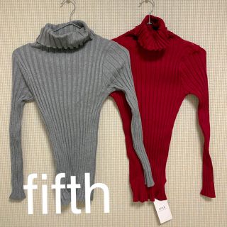 フィフス(fifth)の新品未使用 fifth タートルネック ニット セット(ニット/セーター)