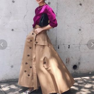 アメリヴィンテージ(Ameri VINTAGE)のr様専用　お取り置き　TRENCH LIKE SKIRT(ロングスカート)