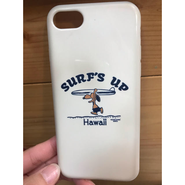 SNOOPY(スヌーピー)の日焼けスヌーピー　iPhoneケース　Hawaii スマホ/家電/カメラのスマホアクセサリー(iPhoneケース)の商品写真