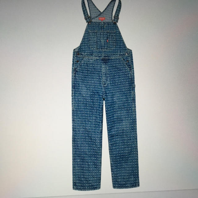 Supreme Jacquard Logos Denim overalls S