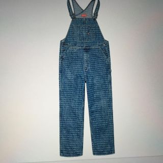 シュプリーム(Supreme)の Supreme Jacquard Logos Denim overalls S(サロペット/オーバーオール)