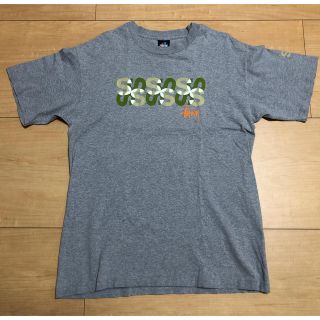 ステューシー(STUSSY)のSTUSSY ステューシー TEE ロゴ 半袖 Tシャツ グレー Lサイズ(Tシャツ/カットソー(半袖/袖なし))