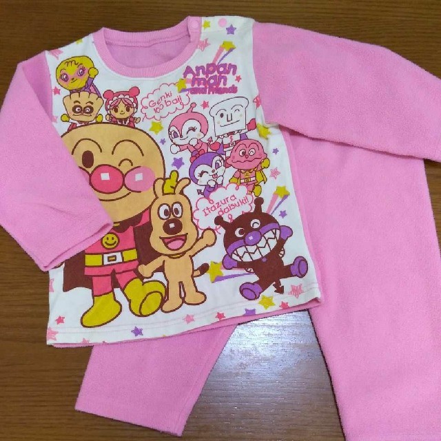 アンパンマン(アンパンマン)のアンパンマンパジャマ キッズ/ベビー/マタニティのキッズ服女の子用(90cm~)(パジャマ)の商品写真