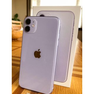 アイフォーン(iPhone)のiPhone 11 パープル 64GB 【SIMフリー】未使用(スマートフォン本体)