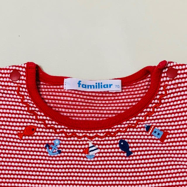 familiar(ファミリア)のファミリア Tシャツ(70) キッズ/ベビー/マタニティのベビー服(~85cm)(Ｔシャツ)の商品写真