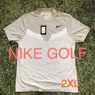 ナイキ(NIKE)のNIKE GOLF tシャツ　2XL グレー未使用　タグ付き(Tシャツ/カットソー(半袖/袖なし))