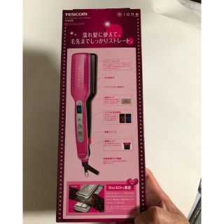 TESCOM - テスコム ITH530D(P) Wet&Dry マイナスイオンヘアーアイロン ...