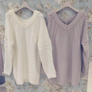 エブリン(evelyn)のevelyn♡ニットワンピ(新品)(ミニワンピース)