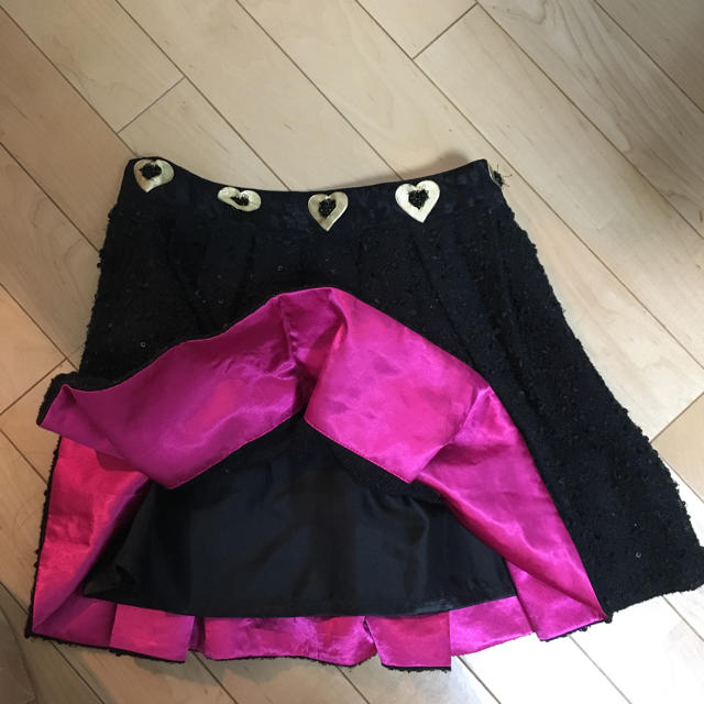Language(ランゲージ)のlanguage ツイードスカート レディースのスカート(ミニスカート)の商品写真