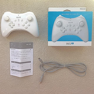 ウィーユー(Wii U)のwiiU PROコントローラー　shiro(その他)