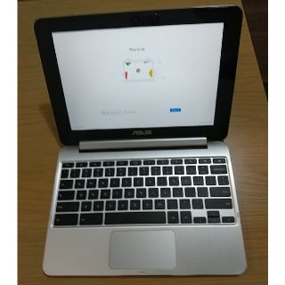 エイスース(ASUS)のASUS Chromebook Flip C101PA 4GB 英字キー(ノートPC)