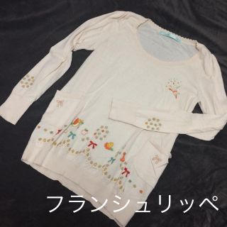 フランシュリッペ(franche lippee)のラスト！フランシュリッペ 刺繍ニット(ニット/セーター)