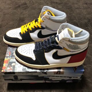 ナイキ(NIKE)のNIKE AIR JORDAN 1 RETRO HI NRG/UN UNION(スニーカー)