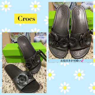 クロックス フラワー サンダル レディース の通販 21点 Crocsのレディースを買うならラクマ