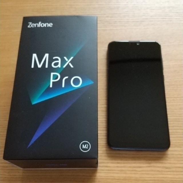 ZenFone Max Pro（M2） ミッドナイトブルースマホ/家電/カメラ